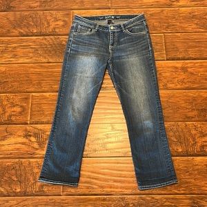 Apt9 women blue jeans capri